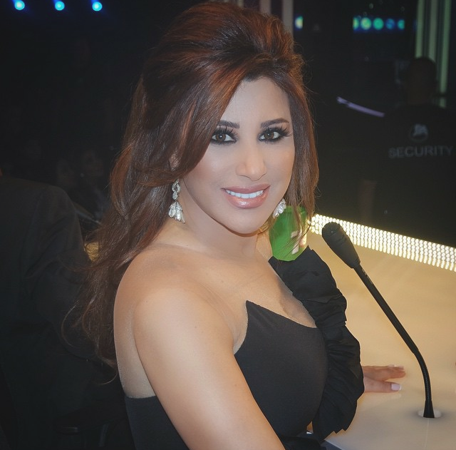 Najwa Karam Is A Beauty In Black At Arabs Got Talent.